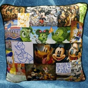 Disney Parks Multicolor Character Pillow
